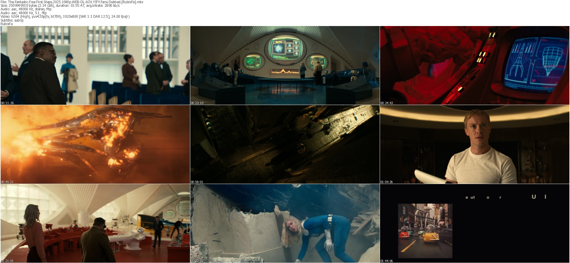 دانلود فیلم The Fantastic Four First Steps 2025 دوبله فارسی